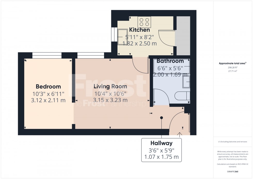 Floorplan for Feltham, Middlesex, TW13