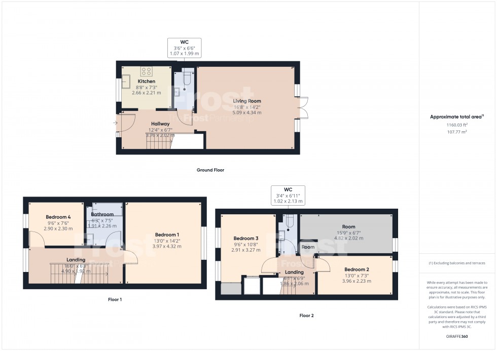 Floorplan for Feltham, , TW13