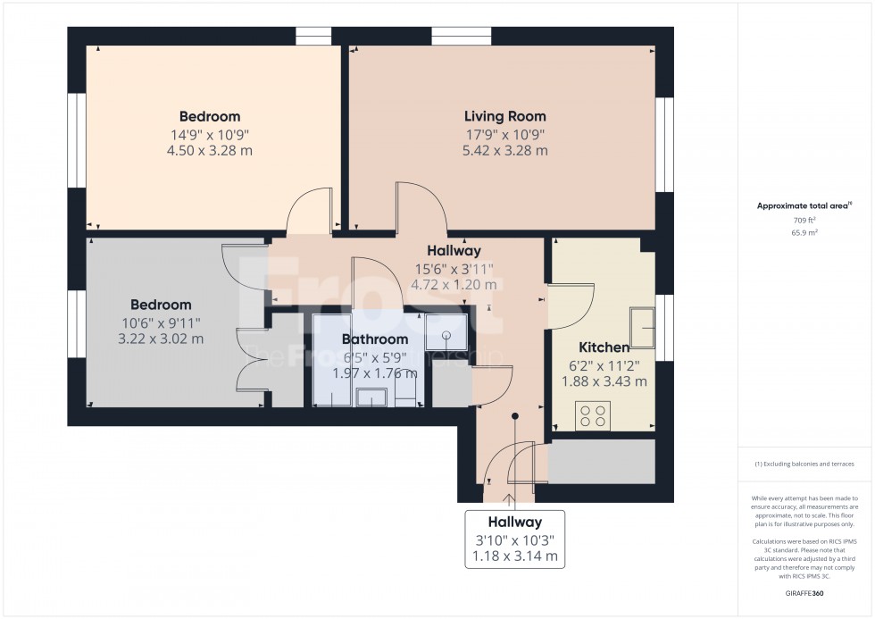 Floorplan for Sunbury-on-Thames, Surrey, TW16