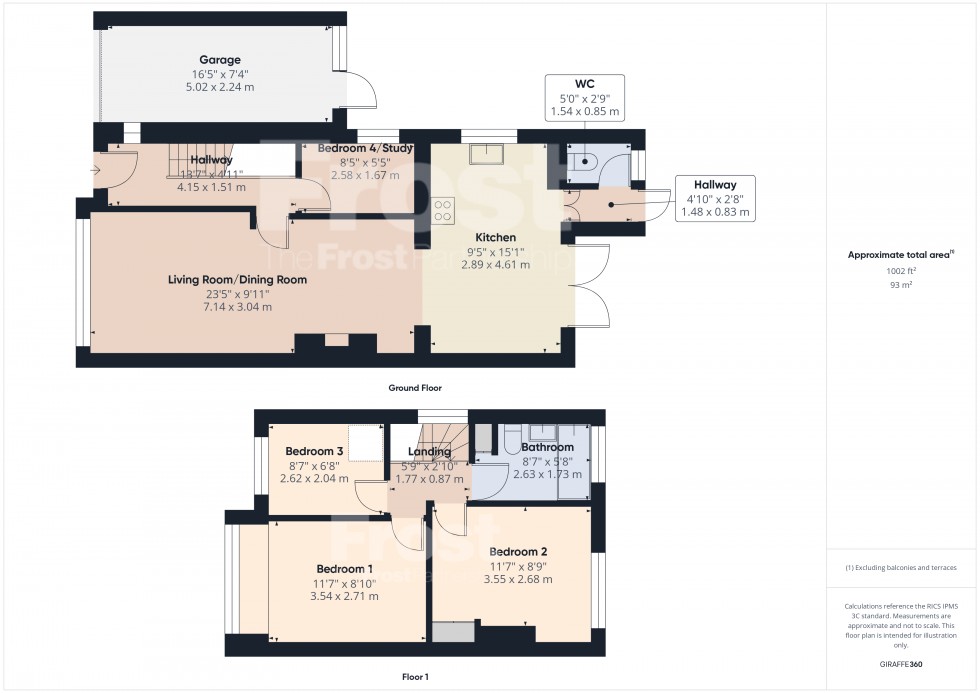 Floorplan for Feltham, Middlesex, TW14