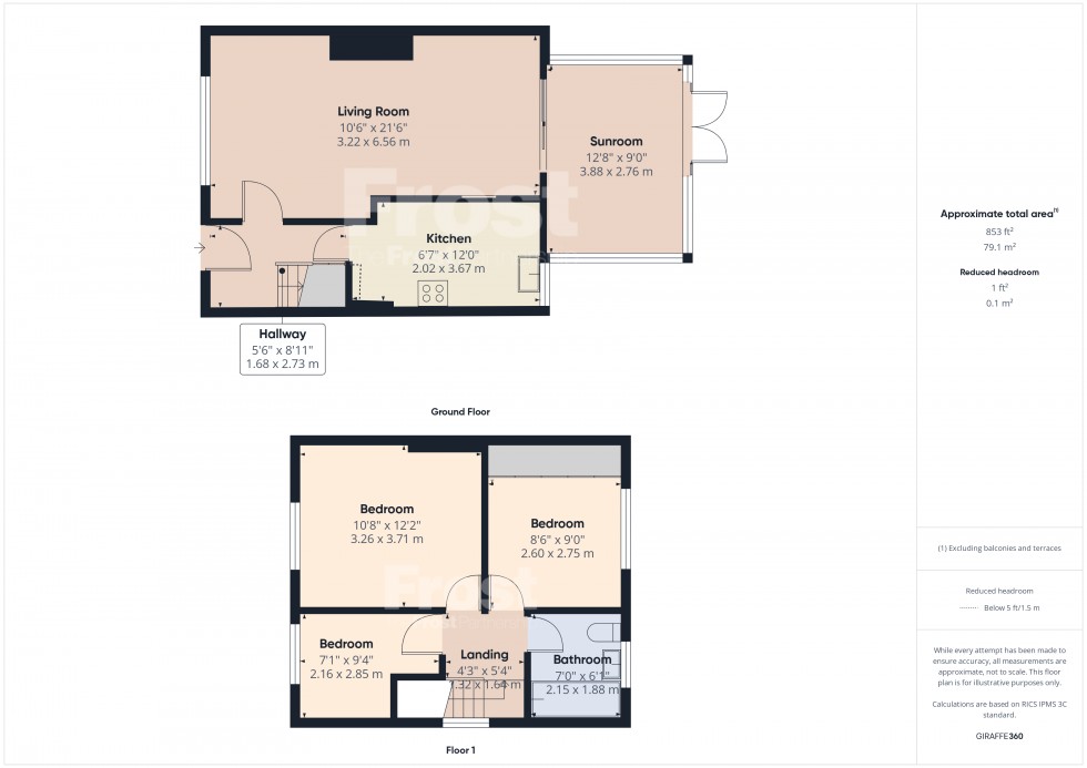 Floorplan for Feltham, Middlesex, TW13