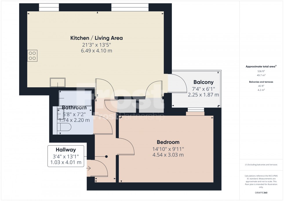 Floorplan for Feltham, Middlesex, TW13