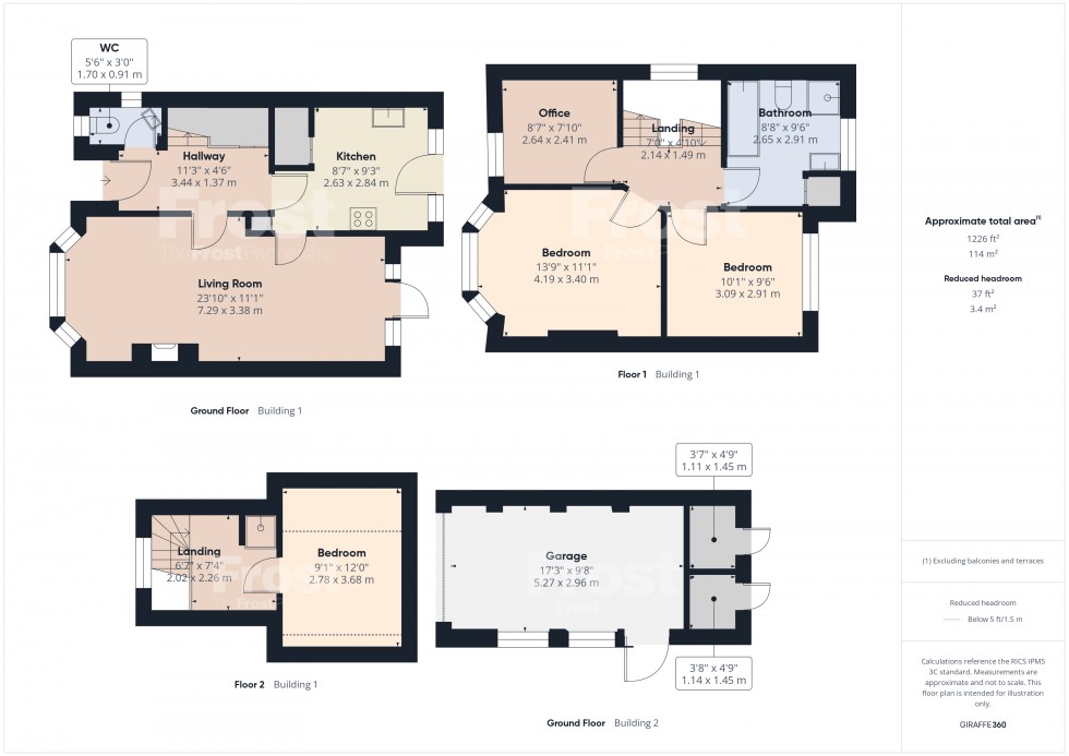 Floorplan for Hanworth, Middlesex, TW13