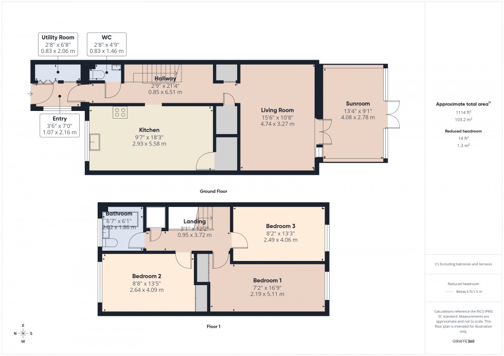 Floorplan for Feltham, Middlesex, TW13