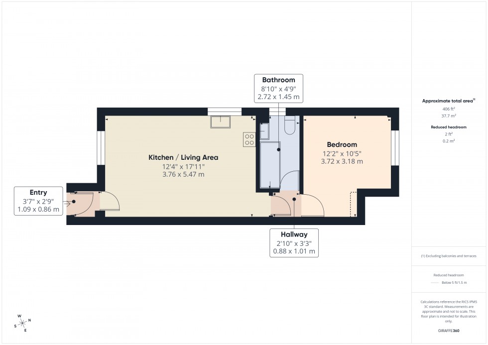 Floorplan for Ashford, Surrey, TW15