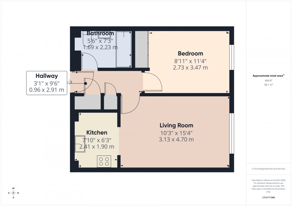 Floorplan for Staines Road, Feltham, TW14