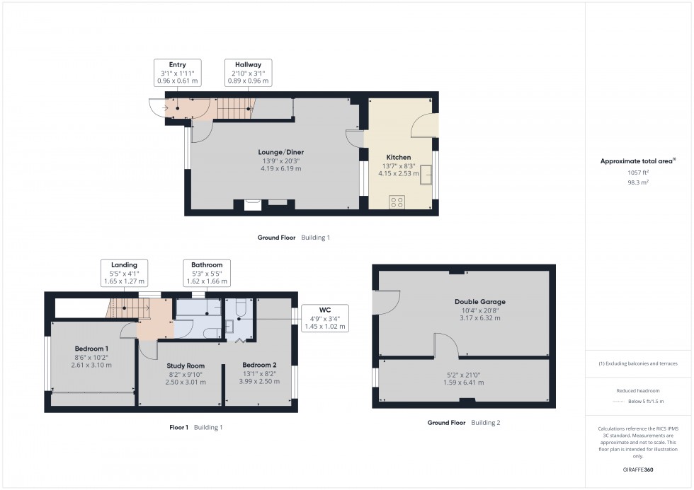 Floorplan for Feltham, , TW14