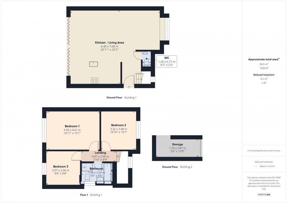 Floorplan for Feltham, Middlesex, TW13
