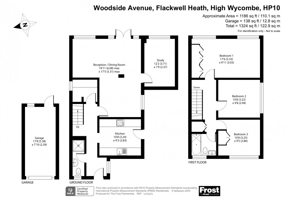 Floorplan for Flackwell Heath, Buckinghamshire, HP10