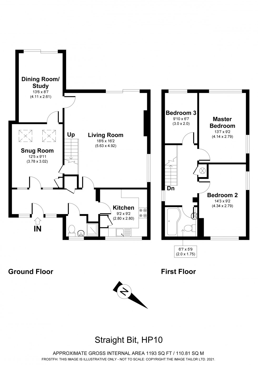 Floorplan for Flackwell Heath, Buckinghamshire, HP10