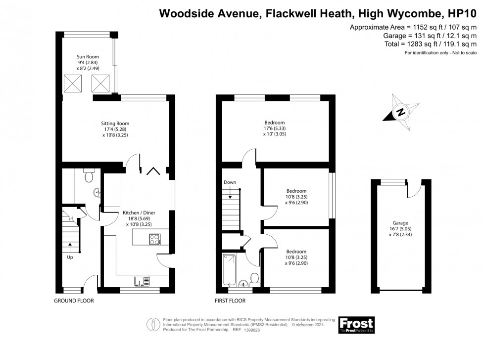 Floorplan for Flackwell Heath, High Wycombe, HP10