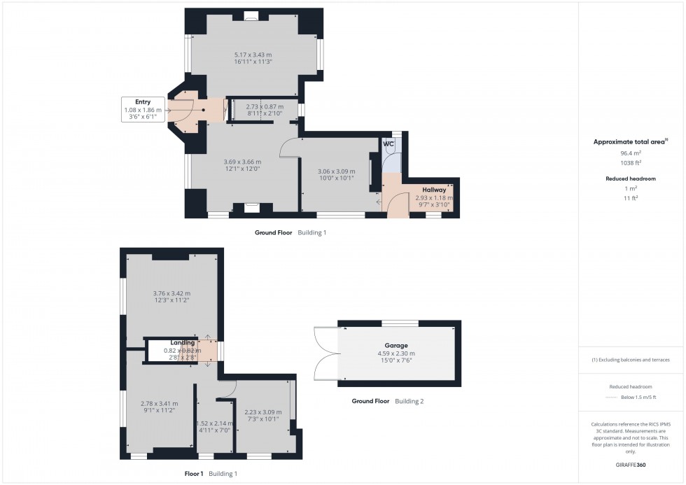Floorplan for Flackwell Heath, High Wycombe, HP10