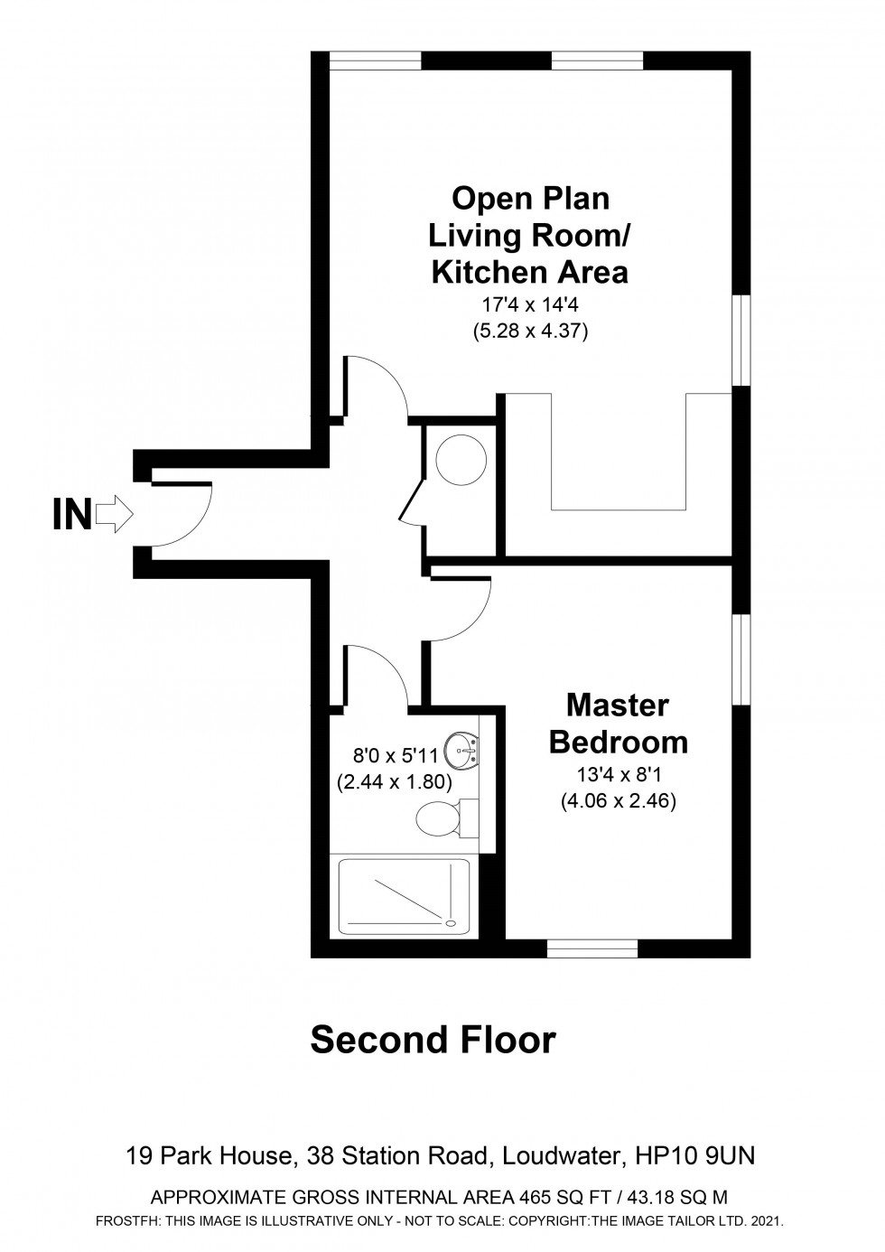 Floorplan for Station Road, High Wycombe, HP10