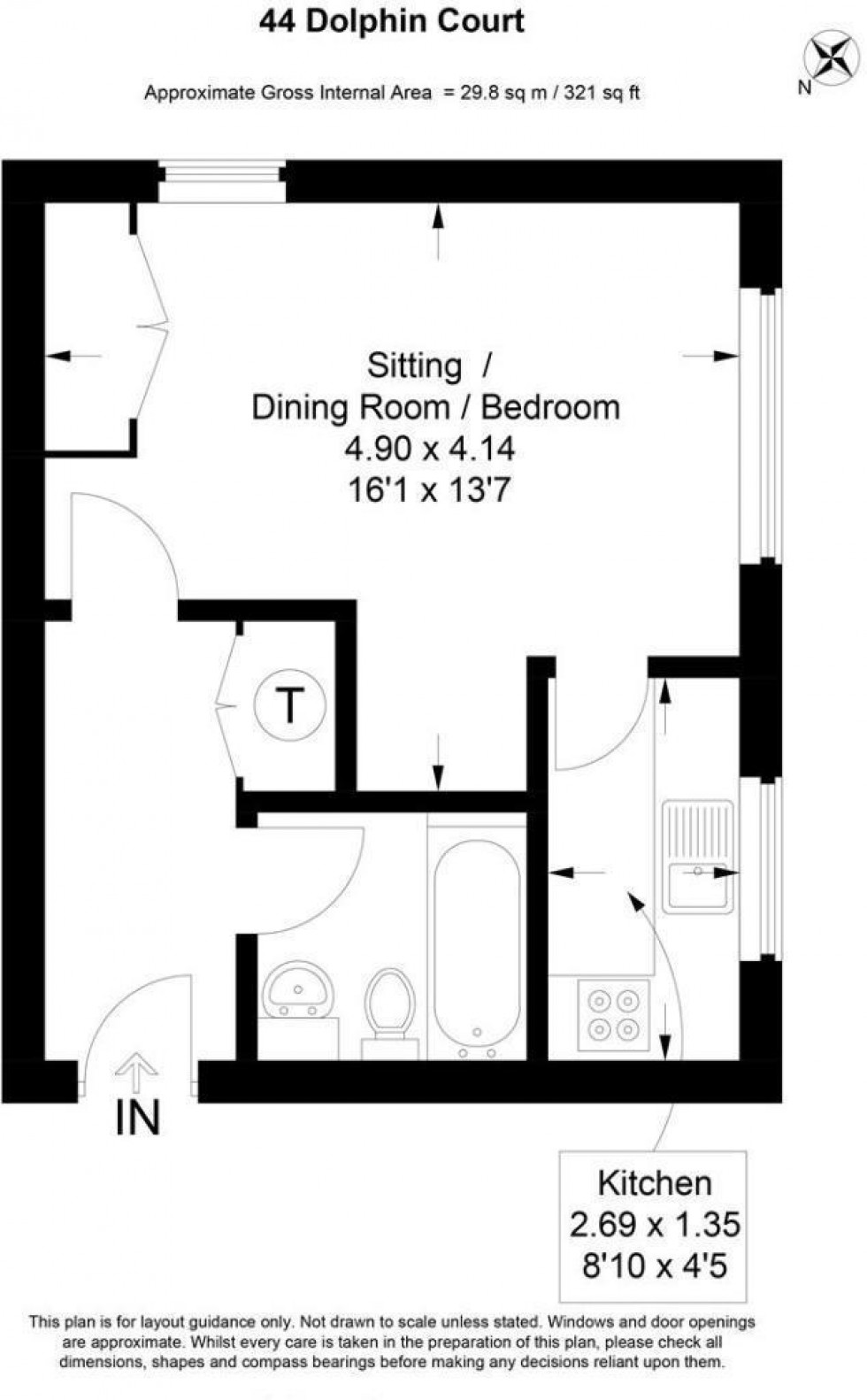 Floorplan for Kingsmead Road, High Wycombe, HP11