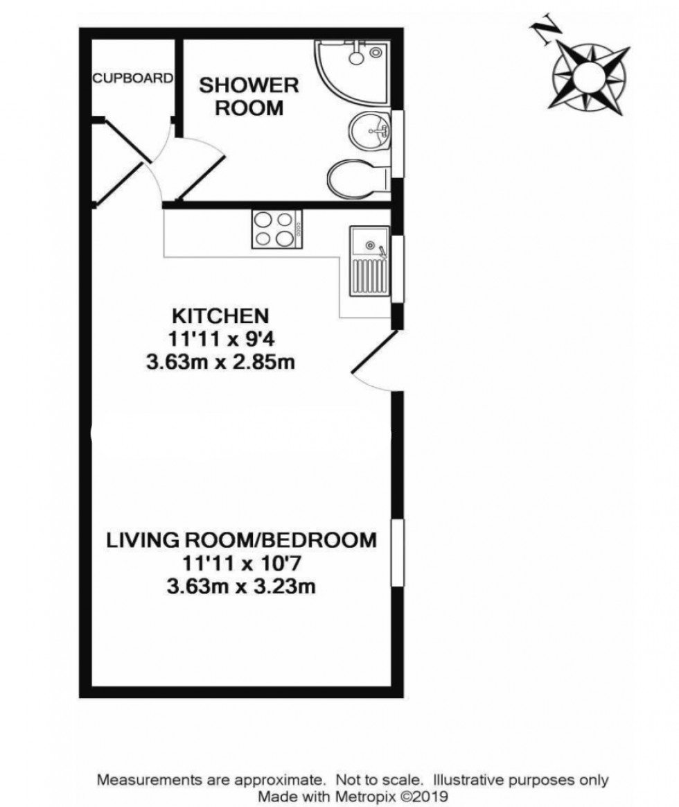 Floorplan for London Road, High Wycombe, HP11