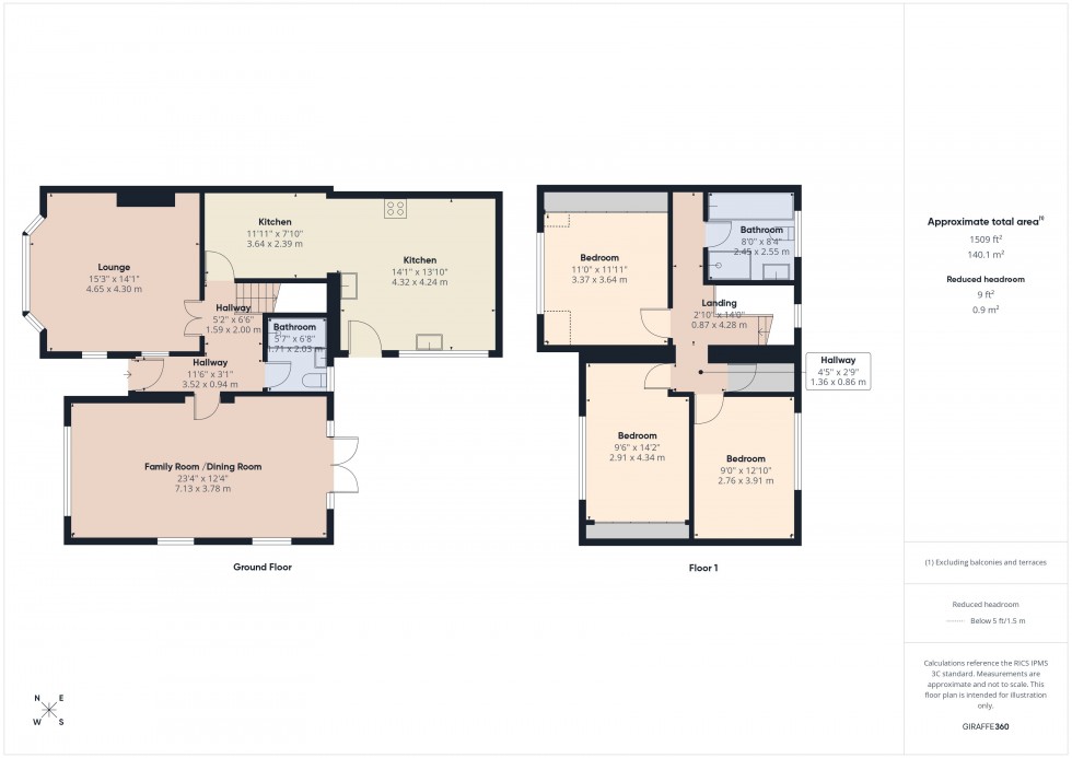Floorplan for Flackwell Heath, High Wycombe, HP10
