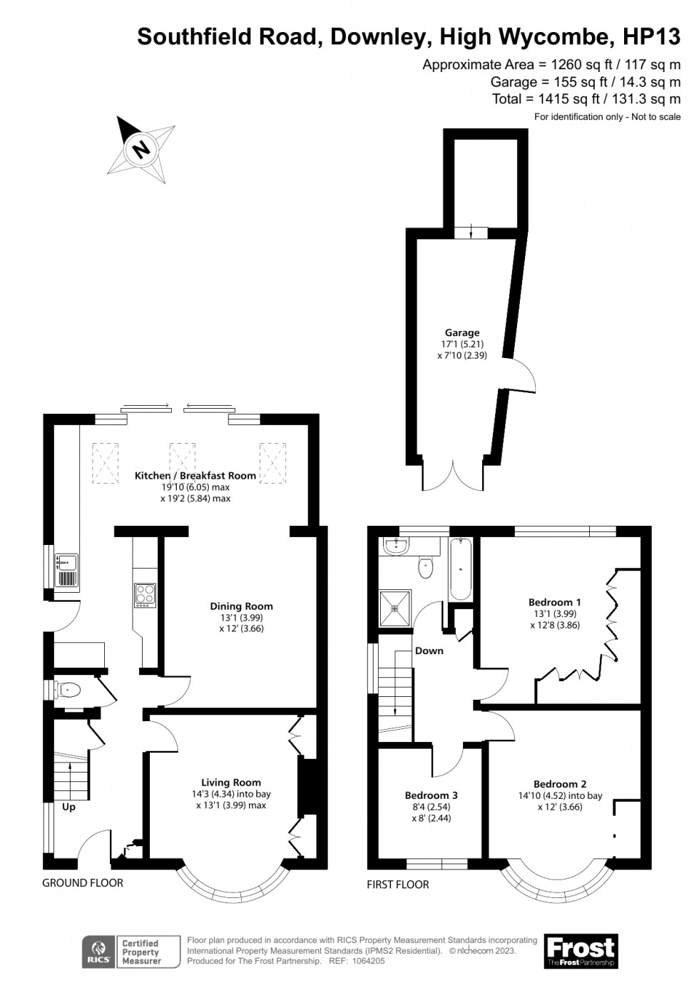 Floorplan for Downley, High Wycombe, HP13