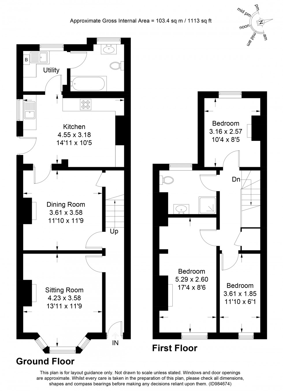 Floorplan for Bourne End, Wooburn Green, SL8