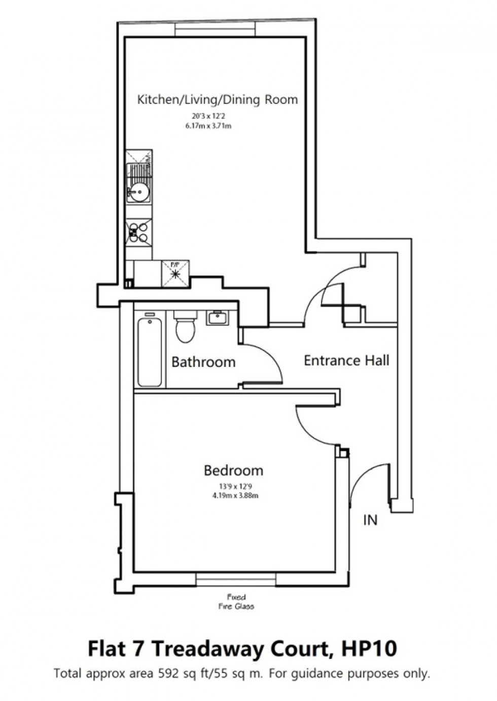 Floorplan for Loudwater, High Wycombe, HP10
