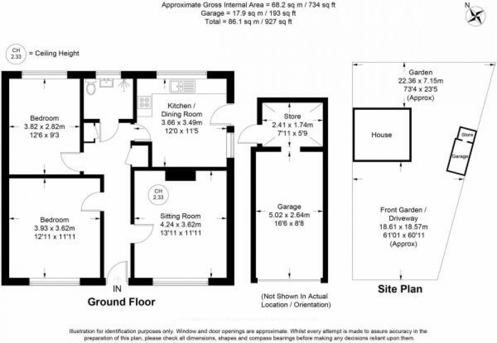 Floorplan for Flackwell Heath, High Wycombe, HP10