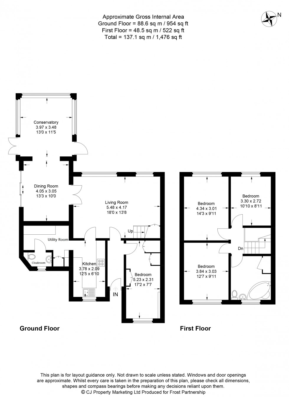 Floorplan for High Wycombe, Buckinghamshire, HP13