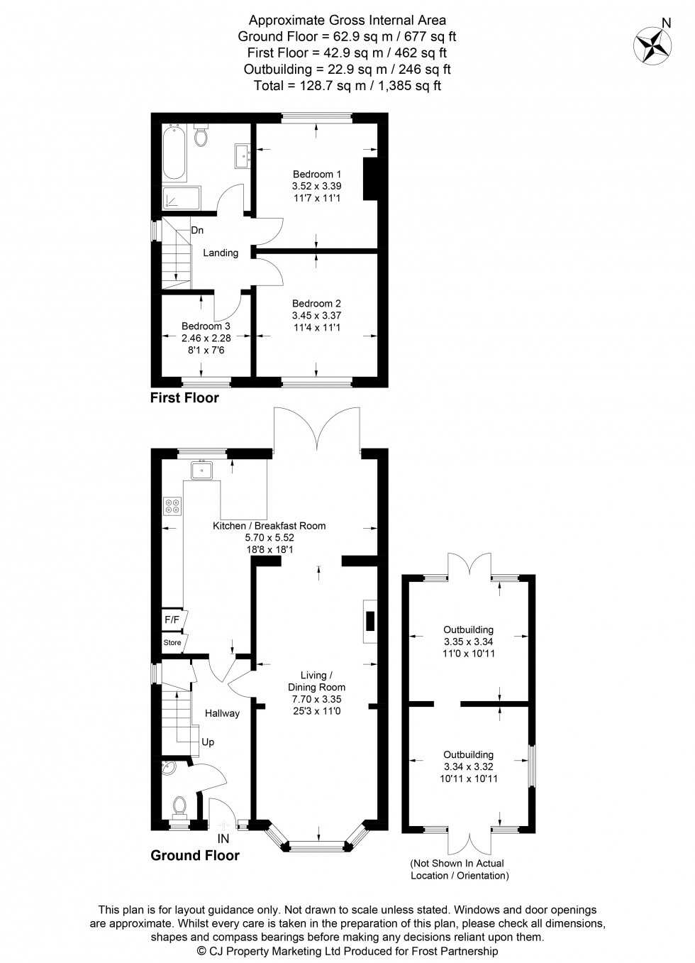 Floorplan for Flackwell Heath, Buckinghamshire, HP10