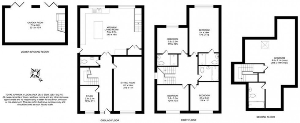 Floorplan for High Wycombe, Buckinghamshire, HP13