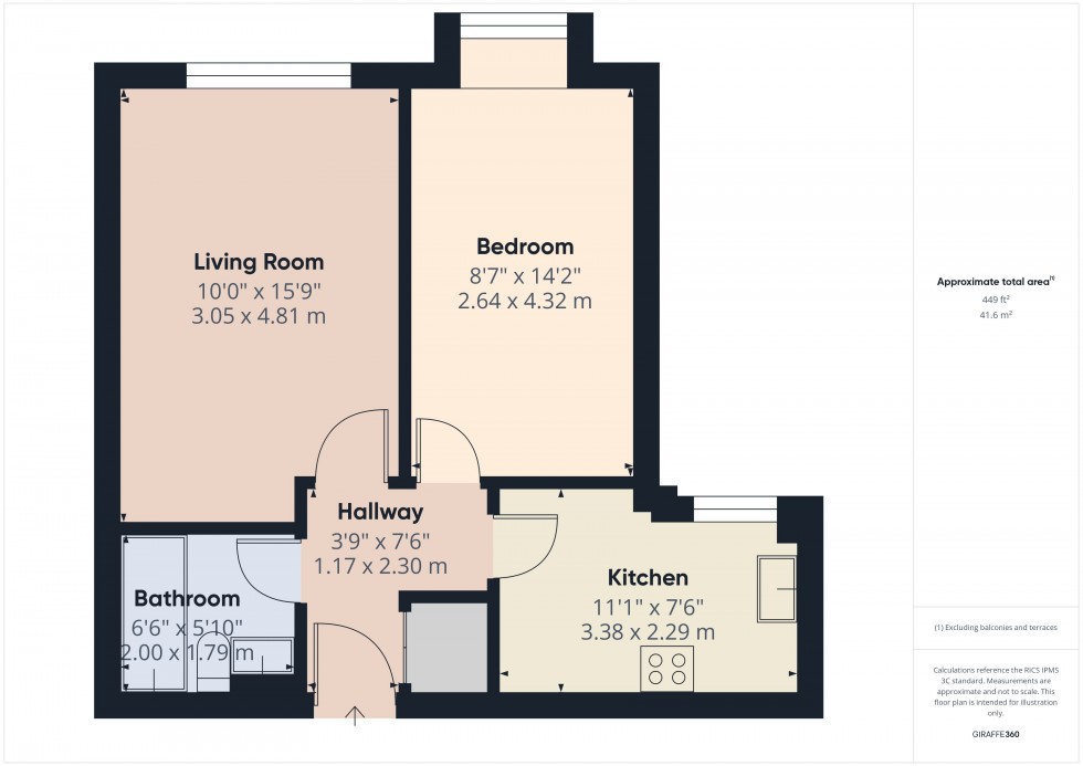 Floorplan for High Wycombe, Buckinghamshire, HP11