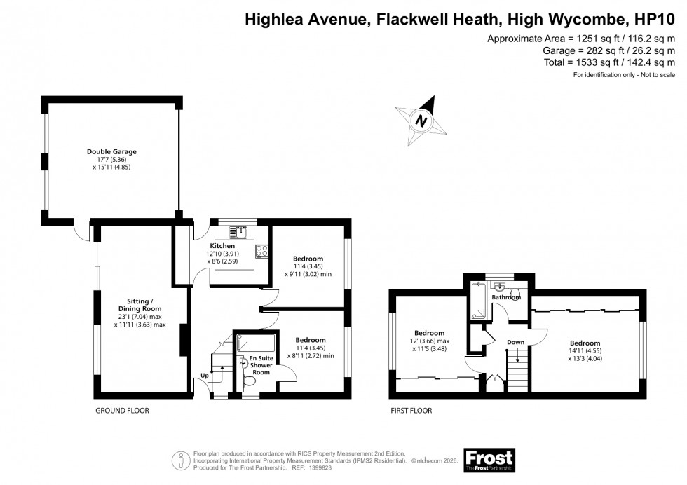 Floorplan for Flackwell Heath, High Wycombe, HP10