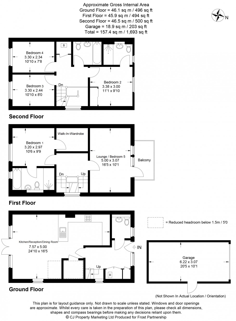 Floorplan for High Wycombe, Buckinghamshire, HP10