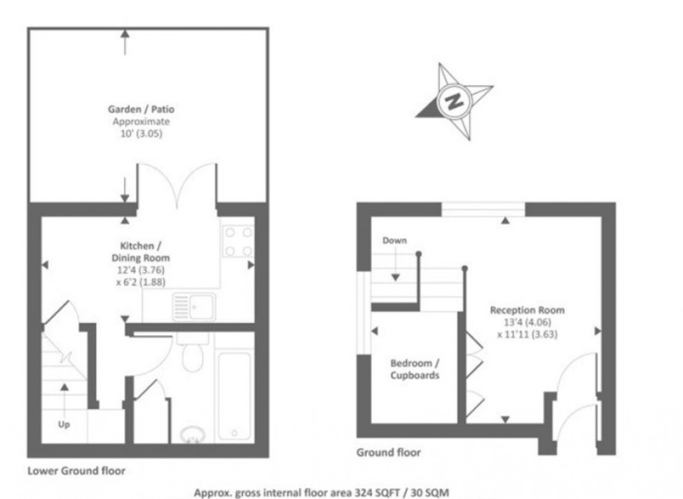 Floorplan for High Wycombe, Buckinghamshire, HP13