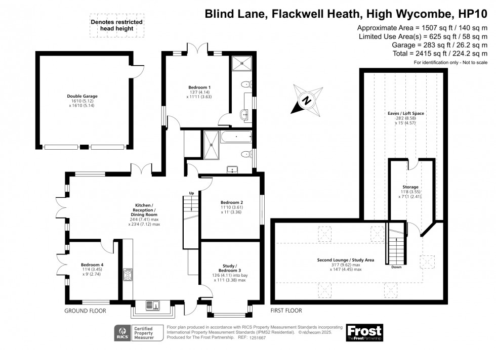 Floorplan for Flackwell Heath, High Wycombe, HP10