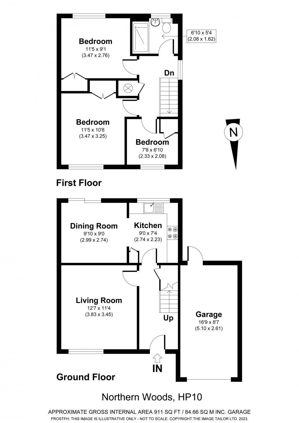 Floorplan for Flackwell Heath, High Wycombe, HP10
