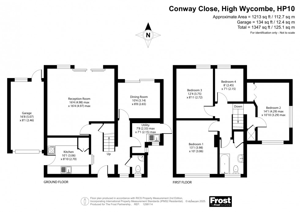 Floorplan for Loudwater, High Wycombe, HP10
