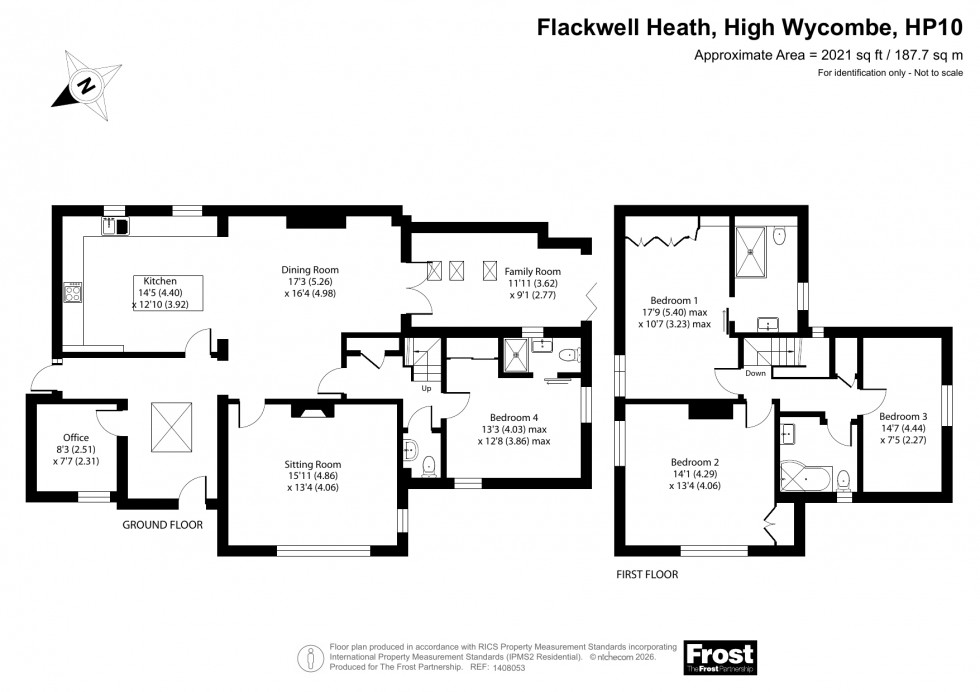 Floorplan for Flackwell Heath, High Wycombe, HP10