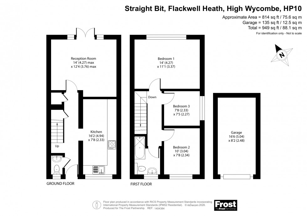 Floorplan for Flackwell Heath, High Wycombe, HP10