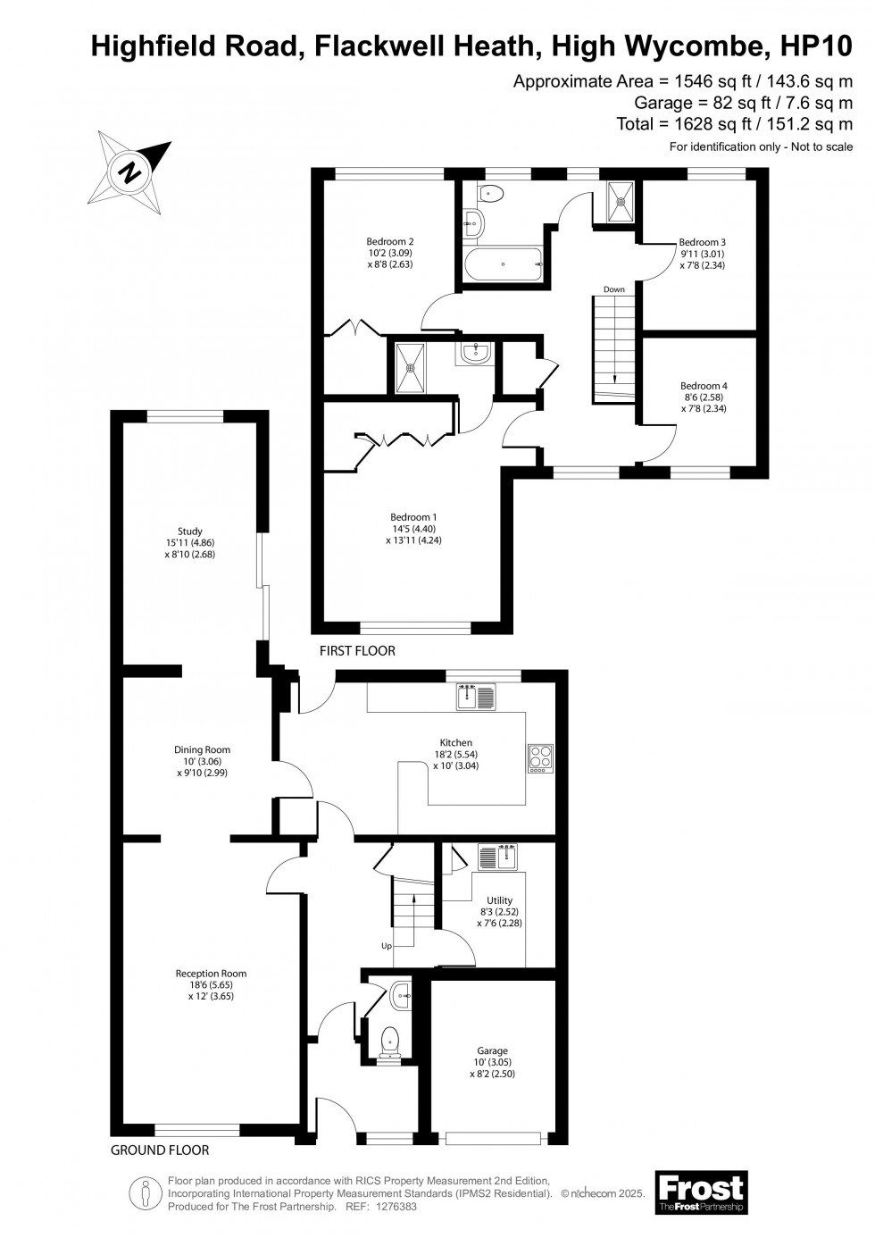 Floorplan for Flackwell Heath, High Wycombe, HP10