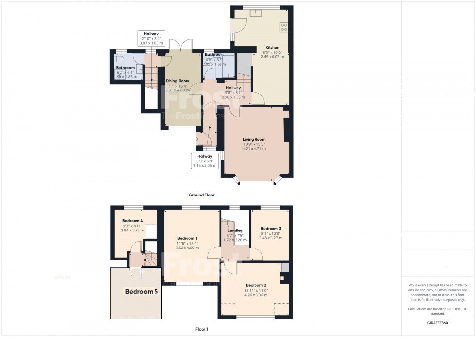 Floorplan for Flackwell Heath, High Wycombe, HP10