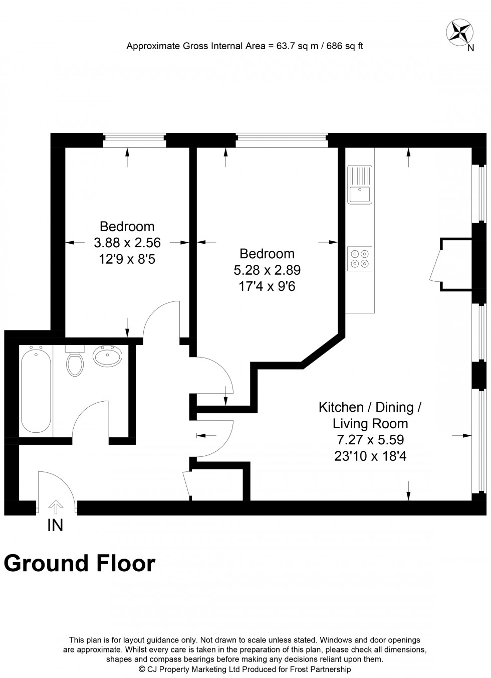 Floorplan for Loudwater, High Wycombe, HP10