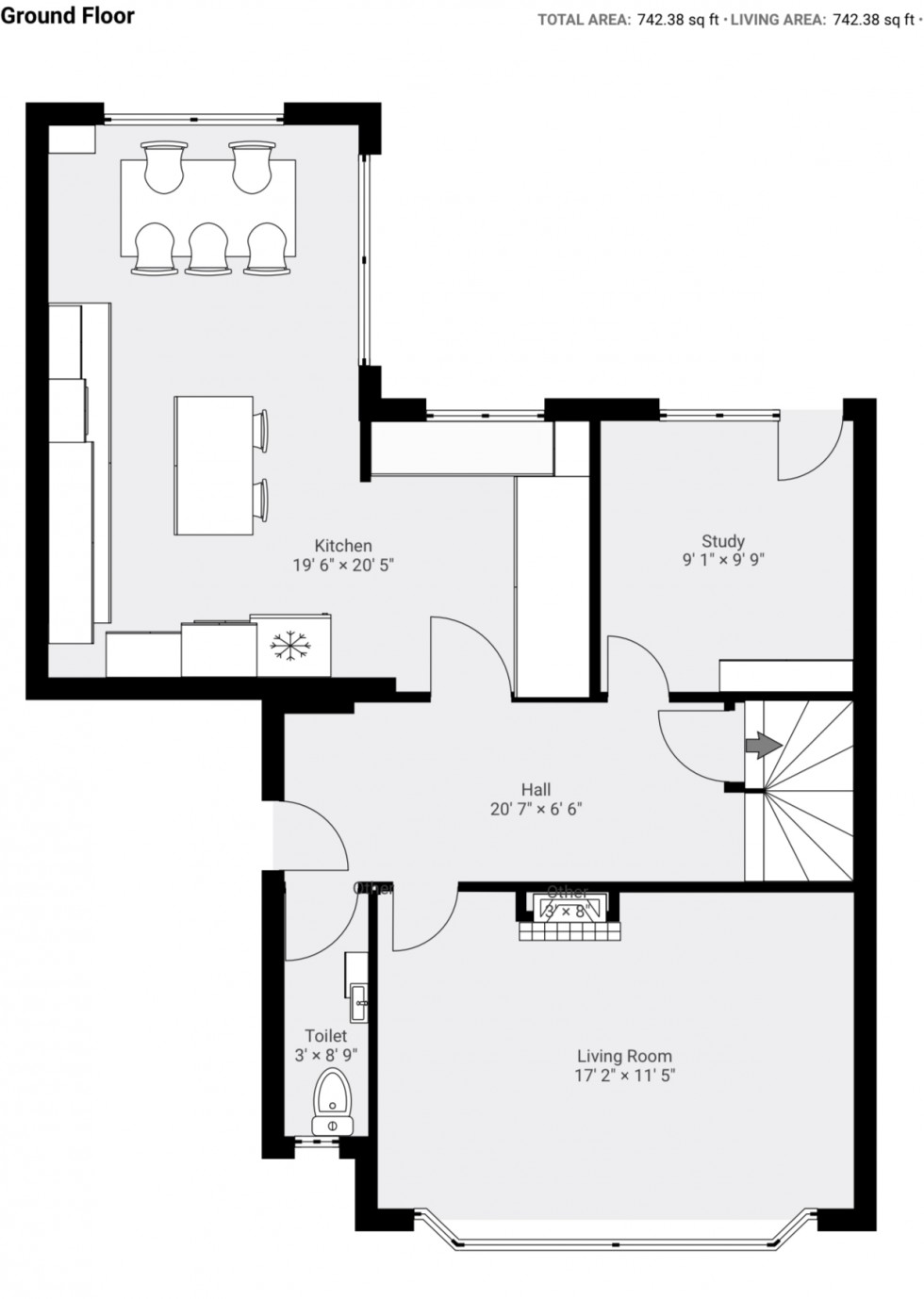 Floorplan for Burnham, Slough, SL1