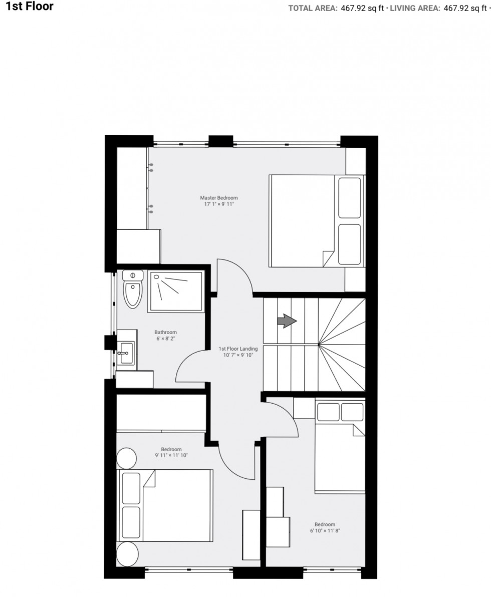 Floorplan for Burnham, Slough, SL1