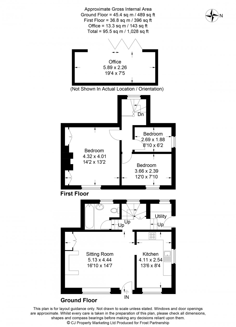 Floorplan for Wooburn Green, High Wycombe, HP10