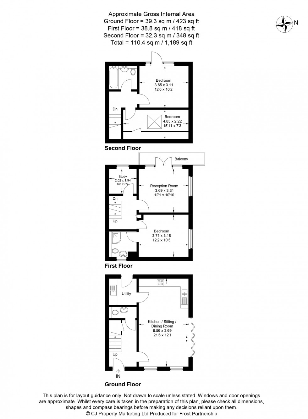 Floorplan for Wooburn Green, High Wycombe, HP10