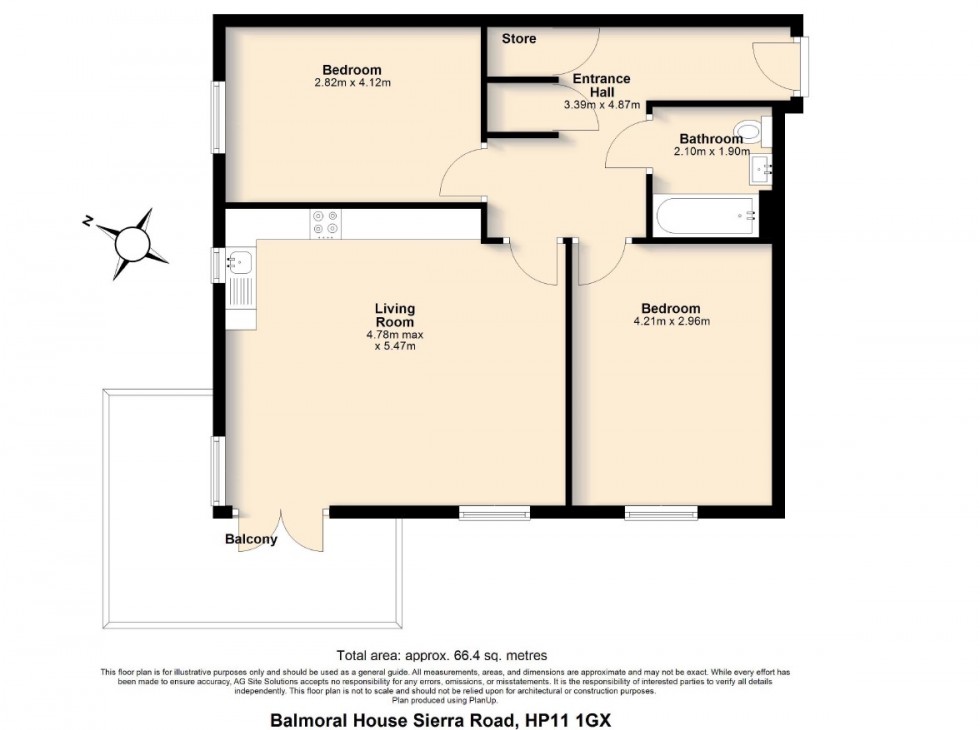 Floorplan for High Wycombe, Buckinghamshire, HP11