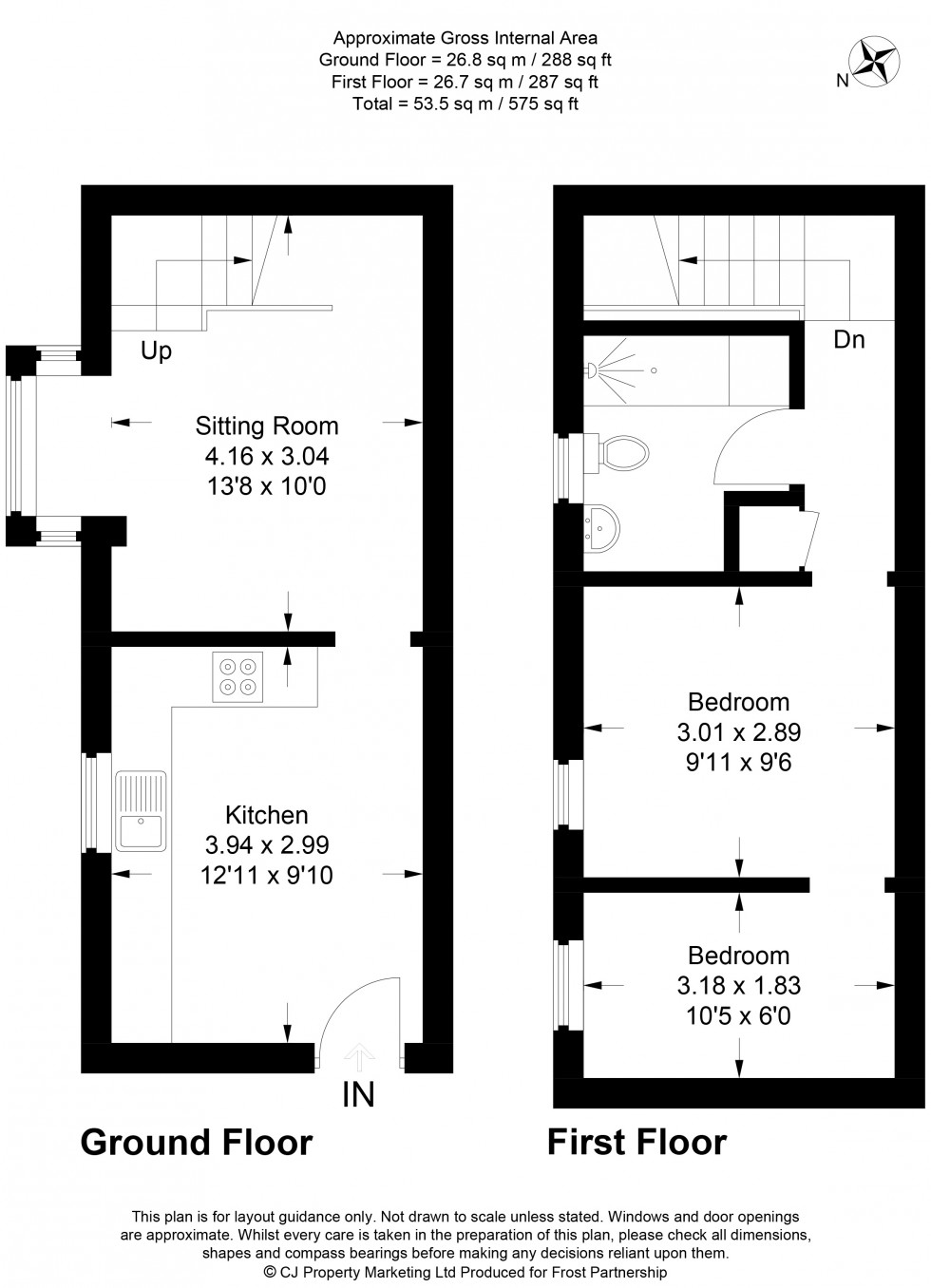 Floorplan for Flackwell Heath, High Wycombe, HP10