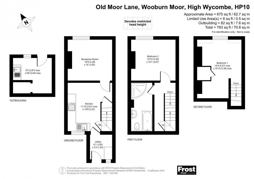 Floorplan for Wooburn Moor, High Wycombe, HP10