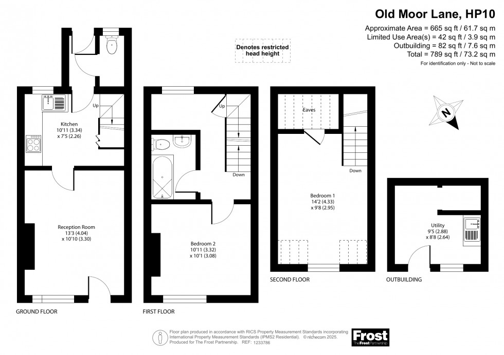 Floorplan for Wooburn Moor, High Wycombe, HP10