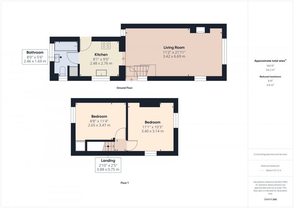 Floorplan for Flackwell Heath, High Wycombe, HP10