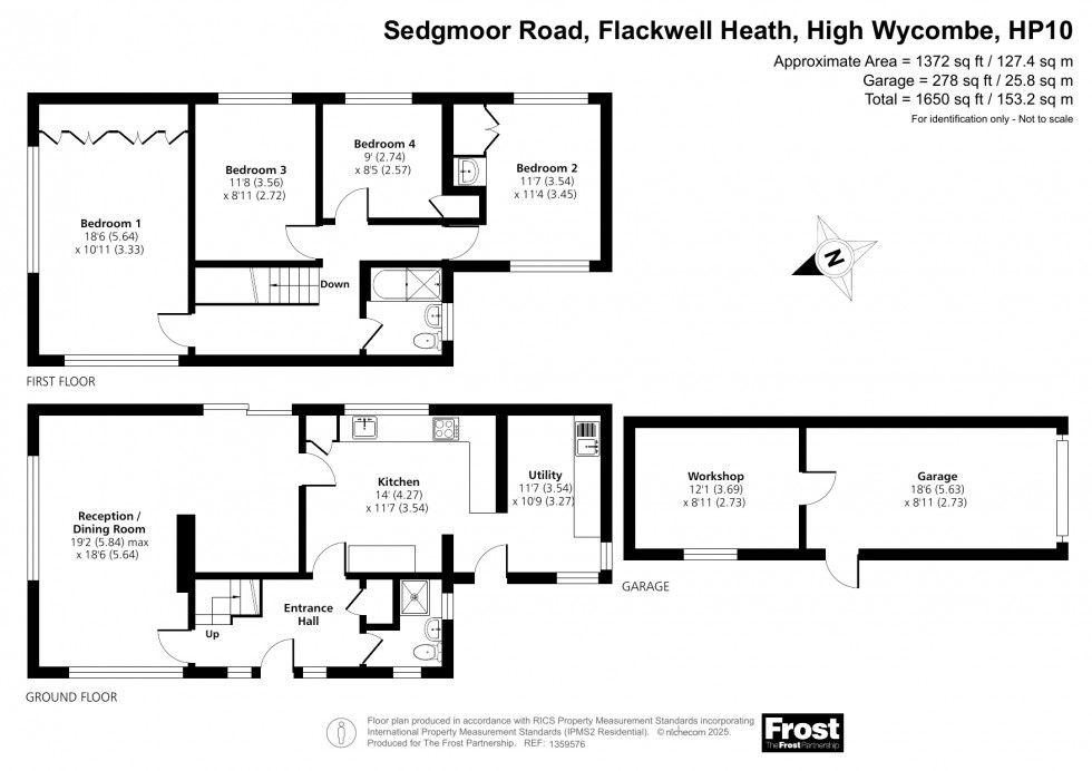 Floorplan for Flackwell Heath, High Wycombe, HP10