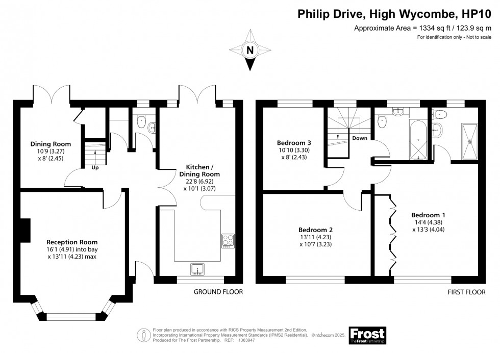 Floorplan for Flackwell Heath, High Wycombe, HP10
